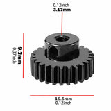 Maxbell Metal Motor Seat Easy to Install Lightweight 1:14 RC Car for 14301 14209 303 Titanium