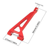 Maxbell Rear Upper Arm Metal Sturdy Aluminum for 1:16 RC Car 16210 H16V3 16208 16209 Red