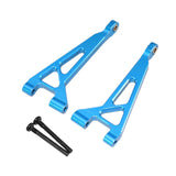Maxbell Rear Upper Arm Metal Sturdy Aluminum for 1:16 RC Car 16210 H16V3 16208 16209 Blue