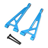 Maxbell Rear Upper Arm Metal Sturdy Aluminum for 1:16 RC Car 16210 H16V3 16208 16209 Blue