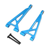 Maxbell Rear Upper Arm Metal Sturdy Aluminum for 1:16 RC Car 16210 H16V3 16208 16209 Blue
