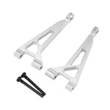 Maxbell Rear Upper Arm Metal Sturdy Aluminum for 1:16 RC Car 16210 H16V3 16208 16209 Argent