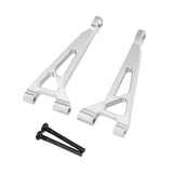 Maxbell Rear Upper Arm Metal Sturdy Aluminum for 1:16 RC Car 16210 H16V3 16208 16209 Argent