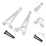 Maxbell Rear Upper Arm Metal Sturdy Aluminum for 1:16 RC Car 16210 H16V3 16208 16209 Argent
