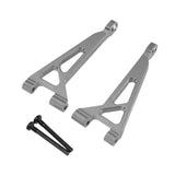 Maxbell Rear Upper Arm Metal Sturdy Aluminum for 1:16 RC Car 16210 H16V3 16208 16209 Titanium Color