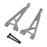 Maxbell Rear Upper Arm Metal Sturdy Aluminum for 1:16 RC Car 16210 H16V3 16208 16209 Titanium Color