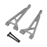 Maxbell Rear Upper Arm Metal Sturdy Aluminum for 1:16 RC Car 16210 H16V3 16208 16209 Titanium Color