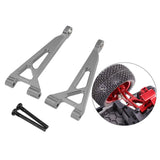 Maxbell Rear Upper Arm Metal Sturdy Aluminum for 1:16 RC Car 16210 H16V3 16208 16209 Titanium Color