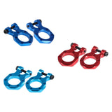 Maxbell 2x RC Metal Tow Hook Climbing Car RC Car Accessory Climbing Trailer Tow Hook dark blue