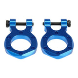 Maxbell 2x RC Metal Tow Hook Climbing Car RC Car Accessory Climbing Trailer Tow Hook dark blue