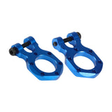 Maxbell 2x RC Metal Tow Hook Climbing Car RC Car Accessory Climbing Trailer Tow Hook dark blue