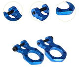 Maxbell 2x RC Metal Tow Hook Climbing Car RC Car Accessory Climbing Trailer Tow Hook dark blue