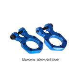 Maxbell 2x RC Metal Tow Hook Climbing Car RC Car Accessory Climbing Trailer Tow Hook dark blue