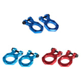 Maxbell 2x RC Metal Tow Hook Climbing Car RC Car Accessory Climbing Trailer Tow Hook dark blue