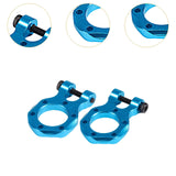 Maxbell 2x RC Metal Tow Hook Climbing Car RC Car Accessory Climbing Trailer Tow Hook light blue