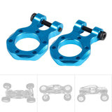 Maxbell 2x RC Metal Tow Hook Climbing Car RC Car Accessory Climbing Trailer Tow Hook light blue