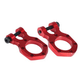 Maxbell 2x RC Metal Tow Hook Climbing Car RC Car Accessory Climbing Trailer Tow Hook red