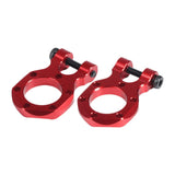 Maxbell 2x RC Metal Tow Hook Climbing Car RC Car Accessory Climbing Trailer Tow Hook red