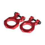 Maxbell 2x RC Metal Tow Hook Climbing Car RC Car Accessory Climbing Trailer Tow Hook red