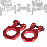 Maxbell 2x RC Metal Tow Hook Climbing Car RC Car Accessory Climbing Trailer Tow Hook red