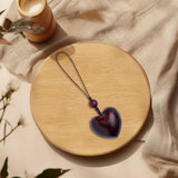 Maxbell Wood Phone Chain Birthday Gift Stylish Key Chain Decoration Hanging Ornament Heart Shaped