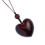 Maxbell Wood Phone Chain Birthday Gift Stylish Key Chain Decoration Hanging Ornament Heart Shaped