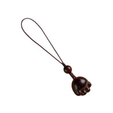 Maxbell Wood Phone Chain Birthday Gift Stylish Key Chain Decoration Hanging Ornament Cat Claw Shaped