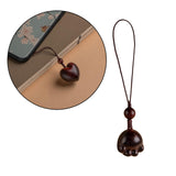 Maxbell Wood Phone Chain Birthday Gift Stylish Key Chain Decoration Hanging Ornament Cat Claw Shaped