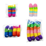 Maxbell Fillable Easter Eggs Toys Colorful Bright Party Favors for Office Home Event 12pcs Mixed Color