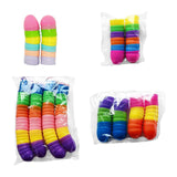 Maxbell Fillable Easter Eggs Toys Colorful Bright Party Favors for Office Home Event 12pcs Mixed Color