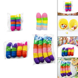 Maxbell Fillable Easter Eggs Toys Colorful Bright Party Favors for Office Home Event 12pcs Mixed Color