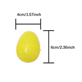 Maxbell Fillable Easter Eggs Toys Colorful Bright Party Favors for Office Home Event 12pcs Mixed Color