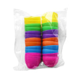 Maxbell Fillable Easter Eggs Toys Colorful Bright Party Favors for Office Home Event 12pcs Mixed Color