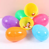 Maxbell Fillable Easter Eggs Toys Colorful Bright Party Favors for Office Home Event 12pcs Light Color