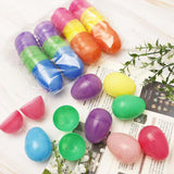 Maxbell Fillable Easter Eggs Toys Colorful Bright Party Favors for Office Home Event 24pcs