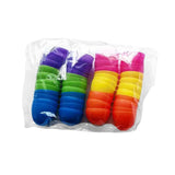 Maxbell Fillable Easter Eggs Toys Colorful Bright Party Favors for Office Home Event 24pcs