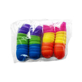 Maxbell Fillable Easter Eggs Toys Colorful Bright Party Favors for Office Home Event 24pcs