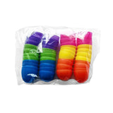 Maxbell Fillable Easter Eggs Toys Colorful Bright Party Favors for Office Home Event 24pcs