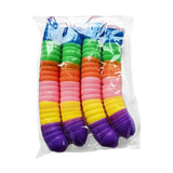 Maxbell Fillable Easter Eggs Toys Colorful Bright Party Favors for Office Home Event 50pcs
