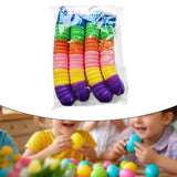 Maxbell Fillable Easter Eggs Toys Colorful Bright Party Favors for Office Home Event 50pcs