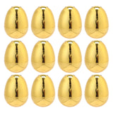Maxbell Filled Easter Eggs Ornaments Novelty Faux Egg for Awards Party Supplies Kids 12 pieces
