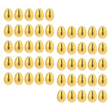 Maxbell Filled Easter Eggs Ornaments Novelty Faux Egg for Awards Party Supplies Kids 50 pieces