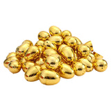 Maxbell Filled Easter Eggs Ornaments Novelty Faux Egg for Awards Party Supplies Kids 50 pieces