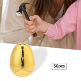 Maxbell Filled Easter Eggs Ornaments Novelty Faux Egg for Awards Party Supplies Kids 50 pieces