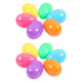 Maxbell Fillable Easter Eggs Toys Ornament Creative Decoration for Home Office Event 12pcs