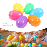 Maxbell Fillable Easter Eggs Toys Ornament Creative Decoration for Home Office Event 12pcs