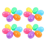 Maxbell Fillable Easter Eggs Toys Ornament Creative Decoration for Home Office Event 24pcs