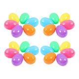 Maxbell Fillable Easter Eggs Toys Ornament Creative Decoration for Home Office Event 24pcs