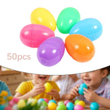 Maxbell Fillable Easter Eggs Toys Ornament Creative Decoration for Home Office Event 50pcs