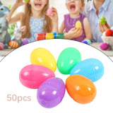 Maxbell Fillable Easter Eggs Toys Ornament Creative Decoration for Home Office Event 50pcs